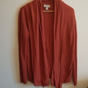 Loft Rust Cardigan Size M